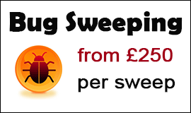 Bug Sweeping Cost in Droylsden